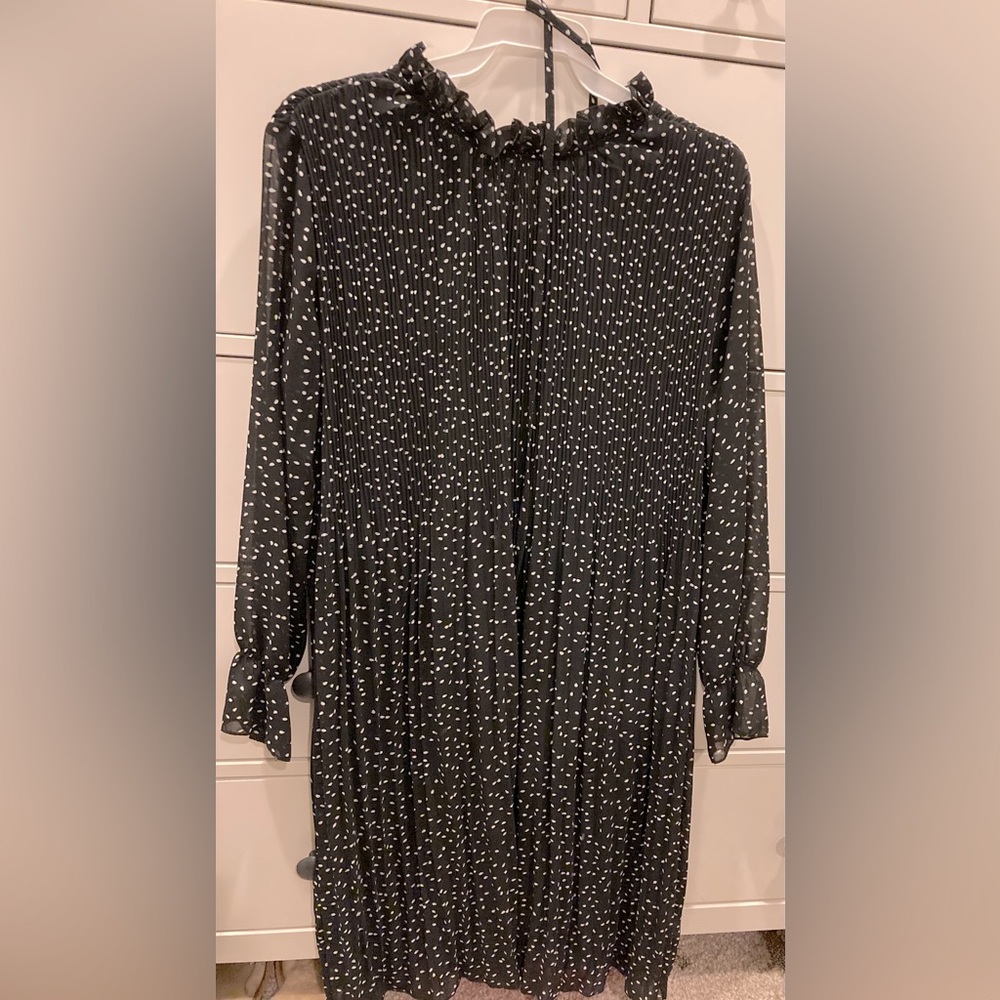 Polka dot dress -  with belt